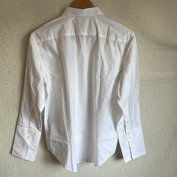J Crew Garçon tuxedo button-up shirt Women’s 4 White - Picture 6 of 8